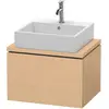 Image de Duravit, Meuble sous-lavabo, L-Cube Meuble sous-lavabo pour console, Compact, suspendu, 1 tiroir, 620x400x477mm, LC580003030 (62 x 47.70 x 40 cm)