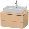 Image de Duravit, Meuble sous-lavabo, L-Cube Meuble sous-lavabo pour console, suspendu, 2 tiroirs, 720x400x547mm, LC581603030, LC581603030 (72 x 54.70 x 40 cm)