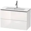Image de Duravit, Meuble sous-lavabo, L-Cube Meuble sous-lavabo suspendu, Compact, 2 tiroirs, 820x550x391mm, LC625703030, LC625703030 (82 x 39.10 x 55 cm)