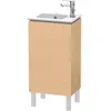Image de Duravit, Meuble sous-lavabo, L-Cube Meuble sous-lavabo vertical, 1 porte, charnière à gauche, 420x704x294mm, LC6273L3030 (42 x 29.40 x 70.40 cm)