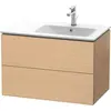 Image de Duravit, Meuble sous-lavabo, L-Cube Meuble sous-lavabo suspendu, 2 tiroirs, vasque à droite, 820x550x481mm, LC629203030 (82 x 48.10 x 55 cm)