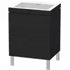 Image de Duravit, Ensemble de meubles de salle de bain, L-Cube c-bonded Ensemble vertical, 2 tiroirs, sans trop-plein, sans trou pour robinetterie