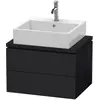 Image de Duravit, Meuble sous-lavabo, Meuble sous-lavabo L-Cube pour console, Compact, suspendu, 2 tiroirs, 620x400x477mm, LC580501616 (62 x 47.70 x 40 cm)