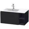 Image de Duravit, Meuble sous-lavabo, L-Cube Meuble sous-lavabo suspendu, 1 tiroir, étagère sur le côté, vasque à gauche, 820x400x481mm (82 x 48.10 x 40 cm)