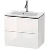 Image de Duravit, Meuble sous-lavabo, L-Cube bâti-support lavabo suspendu, Compact, 2 tiroirs, 620x550x391mm, LC625601616, LC625601616 (62 x 39.10 x 55 cm)
