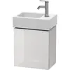 Image de Duravit, Meuble sous-lavabo, L-Cube Meuble sous-lavabo suspendu, 1 porte, charnière à droite, 364x400x241mm, LC6293R1616 (36.40 x 24.10 x 40 cm)