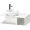 Image de Duravit, Meuble sous-lavabo, Meuble sous-lavabo D-NEO Compact casier à droite 260x800x480mm blanc brillant (80 x 48 x 26 cm)