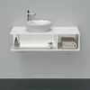 Image de Duravit, Meuble sous-lavabo, Meuble sous-vasque D-NEO Compact casier à droite 260x1000x480mm blanc mat (100 x 48 x 26 cm)