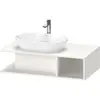 Image de Duravit, Meuble sous-lavabo, Meuble sous-vasque D-NEO f droite 260x1000x550mm blanc brillant (100 x 55 x 26 cm)