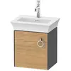 Image de Duravit, Meuble sous-lavabo, White Tulip, meuble sous vasque suspendu, largeur 384 x profondeur 298mm, avec 1x arrêt de (38.40 x 29.80 x 41 cm)