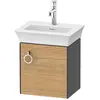 Image de Duravit, Meuble sous-lavabo, White Tulip, meuble sous vasque suspendu, largeur 384 x profondeur 298mm, avec 1x arrêt de (38.40 x 29.80 x 41 cm)