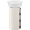 Image de Duravit, Meuble sous-lavabo, White Tulip, meuble sous-vasque sur pied, largeur 350 x profondeur 410mm, avec compartiment (35 x 41 x 75 cm)