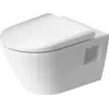 Image de Duravit D-Neo hangtoilet randloos met toiletbril wit
