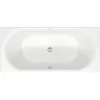 Image de Duravit, Baignoire, Baignoire D-NEO 180x80 version encastrée 2 RS blanc (230 l, 180 cm, 80 cm)