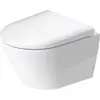 Image de Duravit D-Neo compact hangtoilet randloos incl. softclose toiletbril met quickrelease glans wit