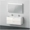 Image de Duravit, Ensemble de meubles de salle de bain, Ensemble de meubles de salle de bains XBASE 1230mm avec SPS BETTER WT 2 HL blanc hgl