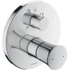 Image de Duravit, Robinetterie de salle de bains, Set de finition WHITE TULIP pour mitigeur bain/douche encastré sans vidage chr