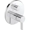 Image de Duravit, Robinetterie de salle de bains, Set de finition D-NEO pour mitigeur de douche encastré avec inverseur c