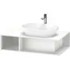 Image de Duravit, Meuble sous-lavabo, Meuble sous-vasque D-NEO 1 compartiment ouvert 260x1000x550mm blanc mat (100 x 55 x 26 cm)