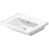 Image de Duravit, Évier, Lavabo pour meuble D-NEO m ÜL m HLB sans trou pour robinet 600x480mm blanc (48 cm, 60 cm)
