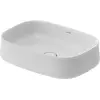 Image de Duravit, Lavabo, Vasque à poser Zencha sans robinetterie et bloc de robinetterie 550x390mm blanc sdm (390 mm, 550 mm)