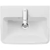 Image de Duravit, Évier, Lave-mains No 1 blanc, avec trop-plein, 1 trou pour robinet 500x400mm (40 cm, 50 cm)