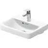 Image de Duravit, Lavabo, Lave-mains No 1 blanc, avec trop-plein, 1 trou pour robinet 450x350mm (350 mm, 450 mm)