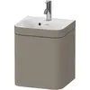 Image de Duravit, Ensemble de meubles de salle de bain, Happy D.2 Plus c-bonded Set suspendu, 400x360mm, 1 porte, charnières à gauche, 1 trou de