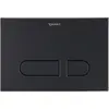 Image de Duravit, Plaque de déclenchement, Plaque de déclenchement A1 DURASYSTEM 217x146,5mm p WC plastique noir mat