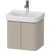 Image de Duravit, Meuble sous-lavabo, Happy D.2 Plus bâti-support pour lavabo suspendu, 475x350mm, 2 portes, HP4384060600000 (55.50 x 52.50 x 55 cm)