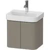 Image de Duravit, Meuble sous-lavabo, Happy D.2 Plus bâti-support pour lavabo suspendu, 475x350mm, 2 portes, HP4384092920000 (55.50 x 52.50 x 55 cm)