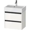 Image de Duravit, Armoire de salle de bain, Meuble sous-lavabo Ketho.2 584x549x390mm blanc brillant (58.40 x 39 x 54.90 cm)