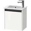 Image de Duravit, Meuble sous-lavabo, Meuble sous-lavabo Ketho.2 410x440x292mm Arrêt de porte à droite blanc brillant (41 x 29.20 x 44 cm)