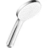 Image de Duravit, Pommeau de douche, Douchette à main 110, 1 jet chrome / blanc (1 Type de jet, 15 l/min)