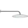 Image de Duravit, Pommeau de douche, Douche de tête 1 jet, 300 chrome (1 Type de jet, 25.50 l/min)