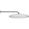Image de Duravit, Pommeau de douche, Douche de tête 1 jet, 400 chrome (1 Type de jet, 25.50 l/min)