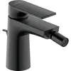 Image de Duravit, Robinetterie de salle de bains, Mitigeur monocommande pour bidet Tulum bec 126mm m ZAG noir mat