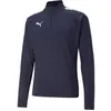 Image de Puma, Hommes, T-shirt de sport, teamLIGA Top 1/4 Zip-657236 (L), Bleu