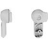 Image de Cybex, Chaise haute : accessoires, CLICK&FOLD Adapter Set White white