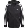 Image de Adidas, Garçons, Pull-over, Essentials 3S Full-zip Hoodie Jr, Noir, Multicolore, (M)