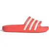 Image de Adidas, Unisexe, Sandales, Adilette Aqua, Orange, Rouge, Blanc, (44.5)