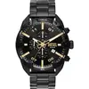 Image de Diesel, Montre, Spiked, Noir, (Chronographe, 49 mm)