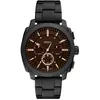Image de Fossil, Montre, Machine, Noir, Marron, (Chronographe, Horloge analogique, 44 mm)