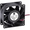 Image de Tru Components TC-DA8038-B1 Axiallüfter 24 V/DC 110 m³/h (L x B x H) 80 x 80 x 3 (80 mm, 1x), Ventilateur PC, Noir
