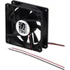 Image de Tru Components TC-MX8025-24V0.08A Axiallüfter 24 V/DC 67.8 m³/h (L x B x H) 80 x (80 mm, 1x), Ventilateur PC, Noir