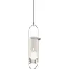 Image de Höfats, Bougeoir, OVAL CANDLE 35 Kerzenhalter silber