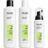 Image de Nioxin, Set cadeau beauté, Kit System 2 150ml Shampooing 150ml Conditionneur 40ml Traitement Kit d'amincissement avancé (Kit de soins capillaires)
