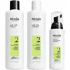 Image de Nioxin, Set cadeau beauté, Kit système 2 - 300 ml de shampooing, 300 ml d'après-shampooing, 100 ml de traitement (Kit de soins capillaires)
