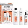 Image de Nioxin, Shampoing, 4 Kit Trifasico Shampooing 150ml Conditionneur 150ml Traitement 40ml Kit d'amincissement avancé (150 ml)
