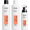 Image de Nioxin, Set cadeau beauté, Kit System 4 Trifasico Shampooing 300ml Après-shampooing 300ml Traitement 100ml Kit d'amincissement (Kit de soins capillaires)